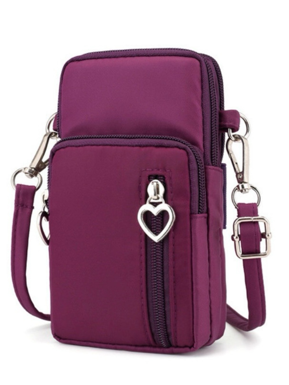 Deep Berry Crossbody Versatile Crossbody Bag in Deep Berry - Picture 4 of 8